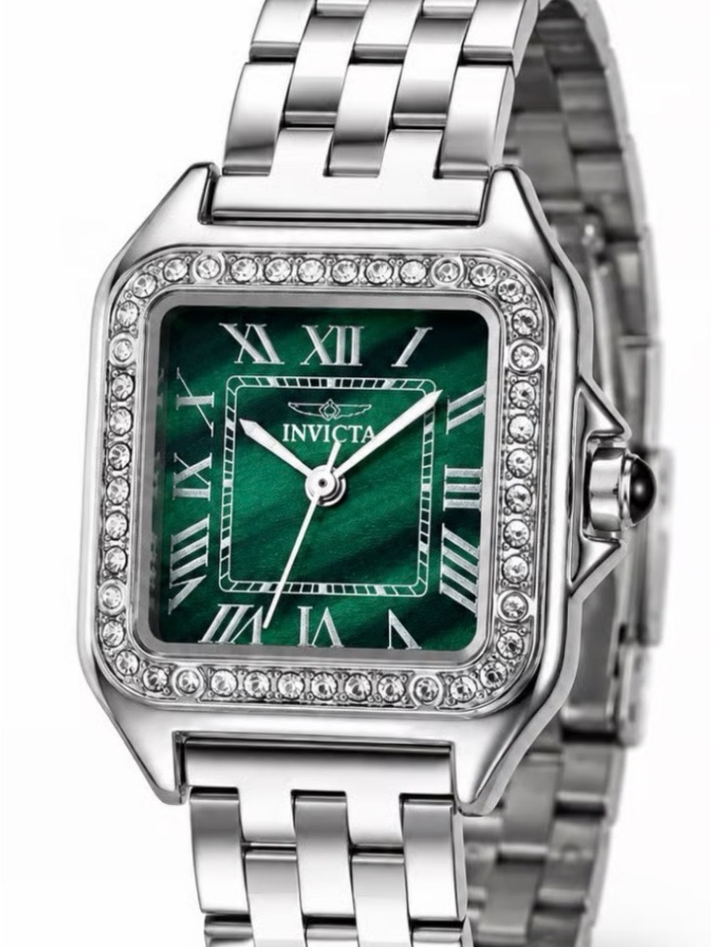 Invicta Celestial green dial with diamond bezel Womens Watch